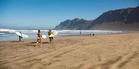 Famara Beach